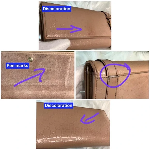 COPY - 🛍 GUCCI Blush Pink Patent Microguccissima Leather Continental Wallet🛍 - Picture 10 of 10